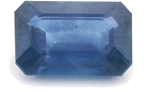 0.61 carat BLUE STEP cut Octagonal Safyras (1)