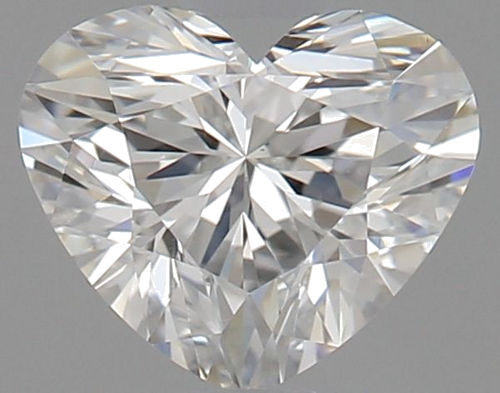 0.5 carat E-VS2 Natūralus Heart Deimantas (1)