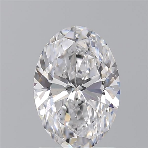 1.7 carat D-SI1 Natūralus Oval Deimantas (1)