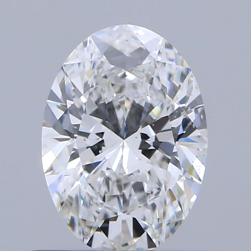 0.62 carat E-SI1 Natūralus Oval Deimantas (1)