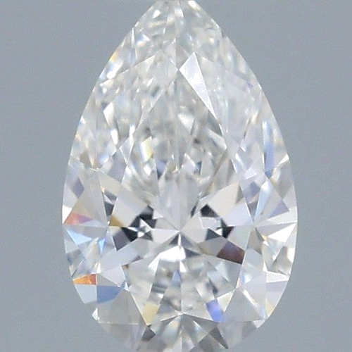 0.44 carat E-VVS1 Natūralus Pear Deimantas (1)