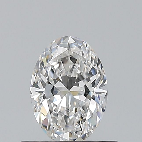 0.5 carat F-VVS2 Natūralus Oval Deimantas (1)