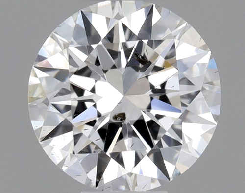 0.32 carat E-SI2 Excellent cut Natūralus Round Deimantas (1)