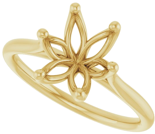 Sužadėtuvių Žiedas „Cathedral-Style Solitaire“ 14k yellow gold Oval 10mm x 8mm (5)