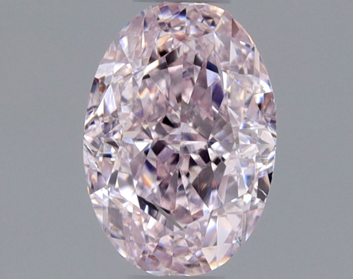 0.5 carat Fancy Light Pink-SI2 Natūralus Oval Deimantas (1)