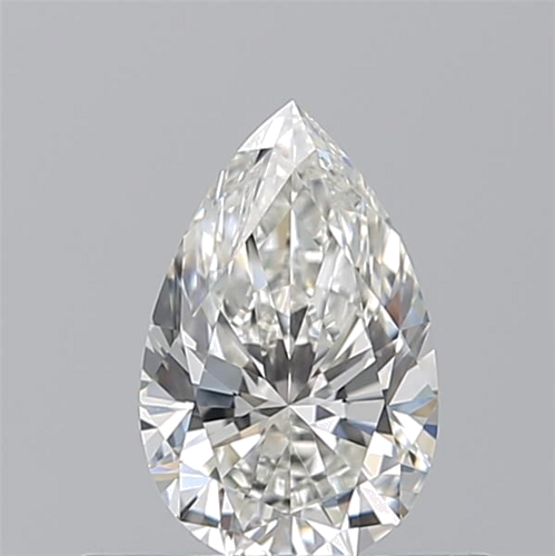0.5 carat H-VVS2 Natūralus Pear Deimantas (1)