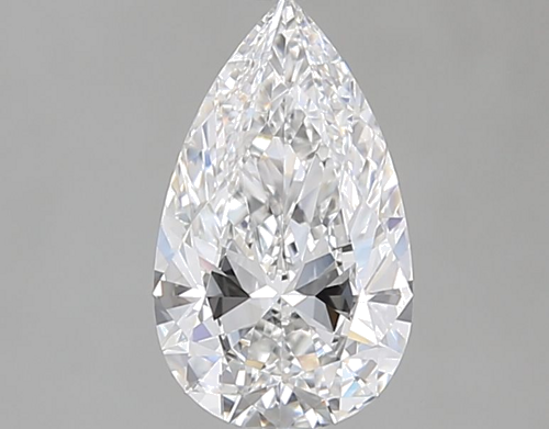 0.7 carat E-VS1 Natūralus Pear Deimantas (1)