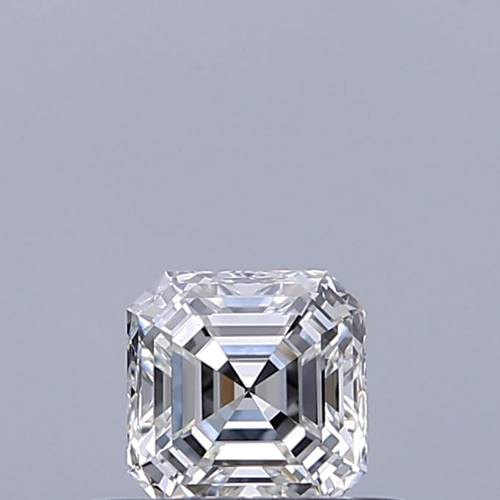 0.33 carat F-VVS2 Natūralus Asscher Deimantas (1)