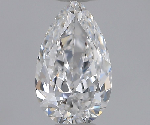 0.5 carat D-VS1 Natūralus Pear Deimantas (1)