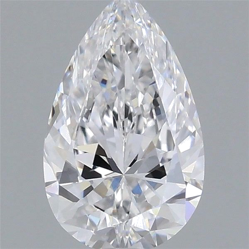 0.61 carat D-IF Natūralus Pear Deimantas (1)