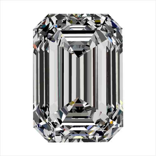 0.4 carat F-VS2 Natūralus Emerald Deimantas (1)