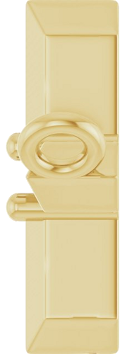 Pakabukas „Family Sideways Cross“ 14k yellow gold Round 1.5mm (3)