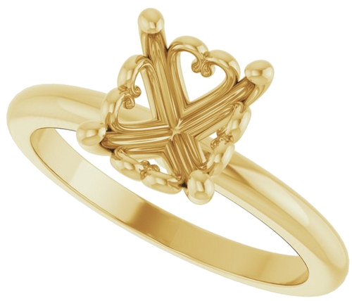 Sužadėtuvių Žiedas „Solitaire“ 14k yellow gold Oval 9mm x 7mm (5)