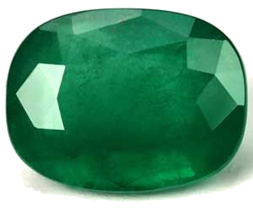 4.17 carat GREEN Cushion Smaragdas (1)