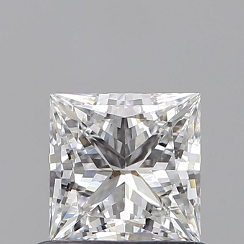 0.65 carat E-VVS2 Natūralus Princess Deimantas (1)