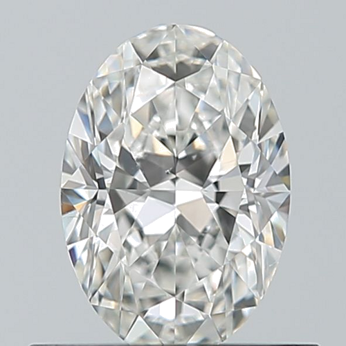 0.6 carat G-VS2 Natūralus Oval Deimantas (1)