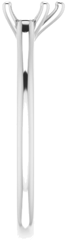 10K White 6x4 mm Pear Solitaire Engagement Ring Mounting (4)