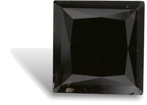 3.39 carat Fancy Black-VVS2 Natūralus Princess Deimantas (1)