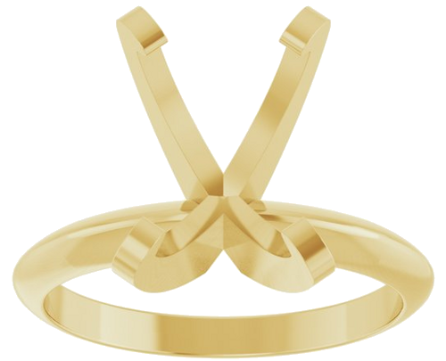 Sužadėtuvių Žiedas „Solitaire“ 585 Geltonojo Aukso Oval 11mm x 9mm (3)