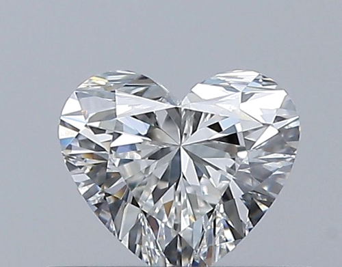 0.35 carat F-VVS1 Natūralus Heart Deimantas (1)