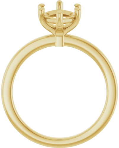Sužadėtuvių Žiedas „Solitaire“ 14k yellow gold Marquise 14mm x 7mm (2)