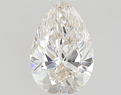 0.51 carat I-VVS2 Natūralus Pear Deimantas (1)