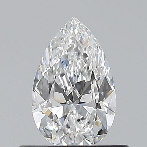 0.5 carat E-VS1 Natūralus Pear Deimantas (1)