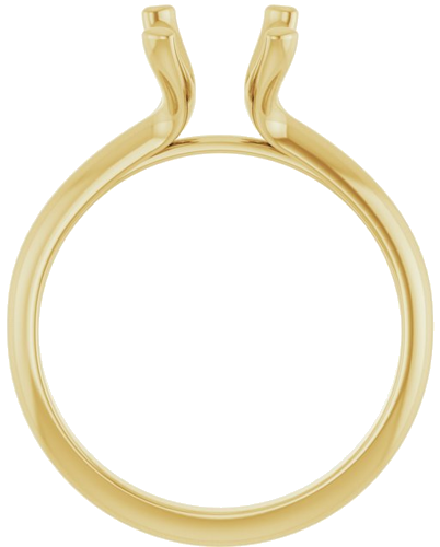 Sužadėtuvių Žiedas „Solitaire“ 18k yellow gold Emerald 9mm x 7mm (2)