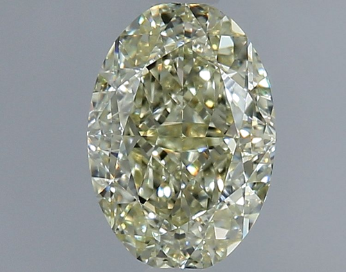 1.22 carat Fancy Light Greenish Yellow-IF Natūralus Oval Deimantas (1)