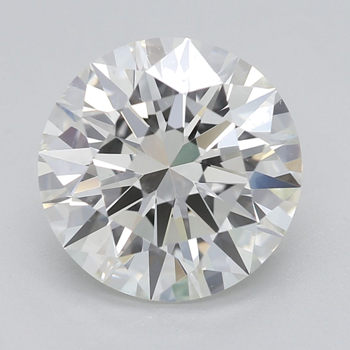 3.01 carat I-SI1 Excellent cut Natūralus Round Deimantas (1)