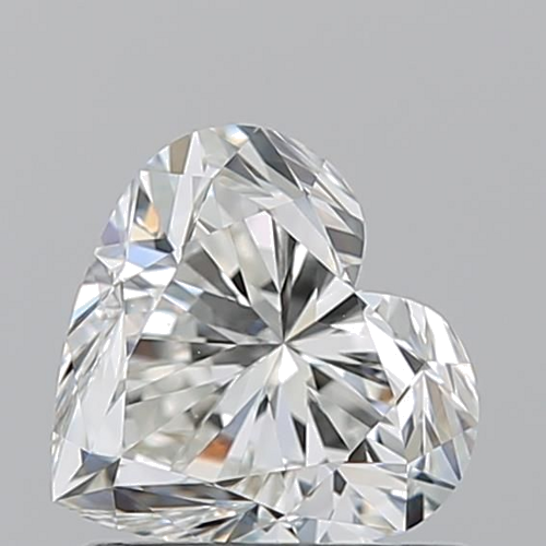 1.01 carat H-VS2 Natūralus Heart Deimantas (1)