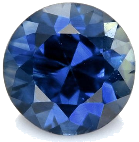 0.46 carat BLUE Round Safyras (1)
