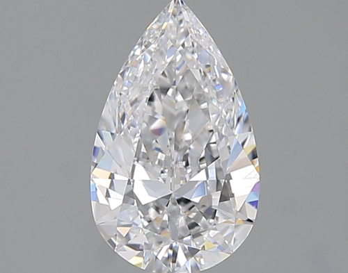 1.07 carat D-VVS2 Natūralus Pear Deimantas (1)