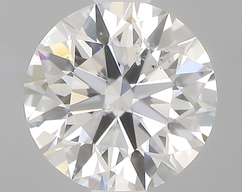 0.57 carat F-SI2 Excellent cut Natūralus Round Deimantas (1)
