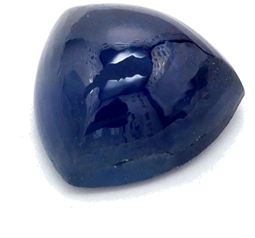 1.16 carat BLUE CABOCHON cut Trilliant Safyras (1)