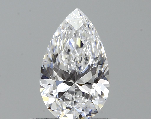 0.5 carat D-VS2 Natūralus Pear Deimantas (1)