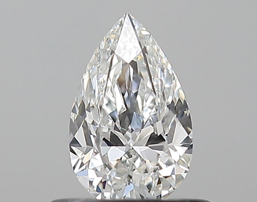 0.5 carat F-VVS1 Natūralus Pear Deimantas (1)