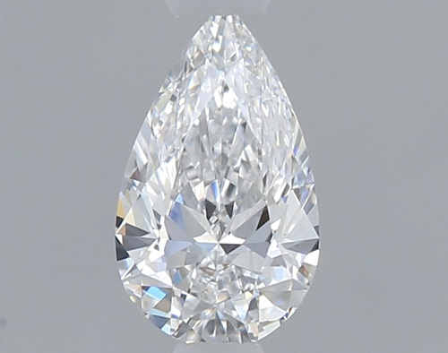 0.35 carat D-VVS1 Natūralus Pear Deimantas (1)
