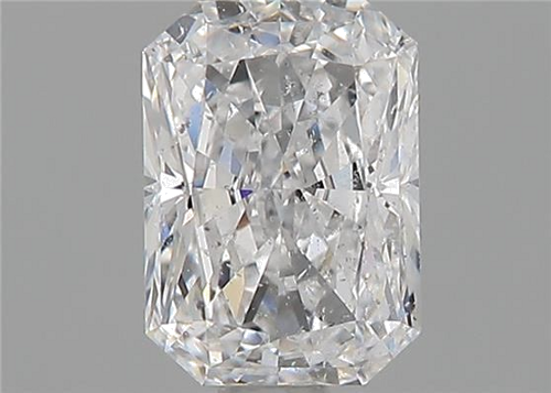1.15 carat D-SI2 Natūralus Radiant Deimantas (1)