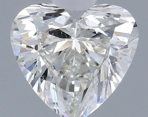 0.37 carat H-SI2 Natūralus Heart Deimantas (1)