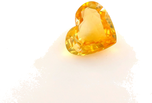 0.61 carat YELLOW Heart Safyras (1)