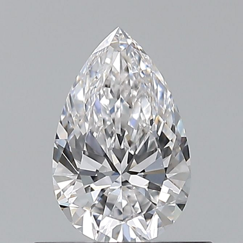 0.5 carat D-VS1 Natūralus Pear Deimantas (1)