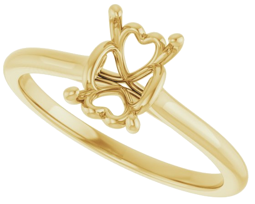 Sužadėtuvių Žiedas „Solitaire“ 14k yellow gold Emerald 7mm x 5mm (5)