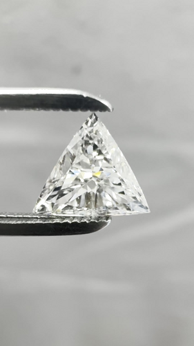 0.51 carat H-SI1 Natūralus Triangular Deimantas (1)