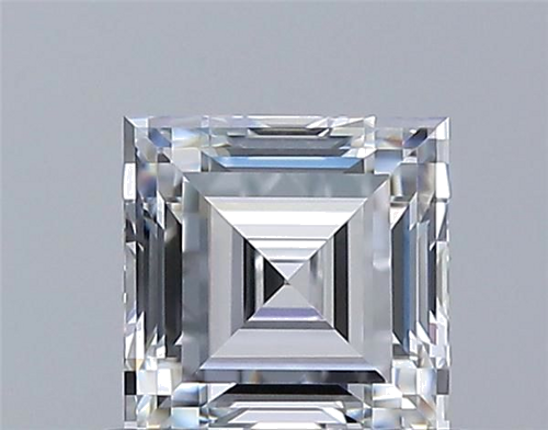 0.63 carat E-VVS2 Natūralus Square Radiant Deimantas (1)