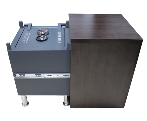 Огнестойкий скрытый сейф Griffon FSL.45.E (45 кг) (1)