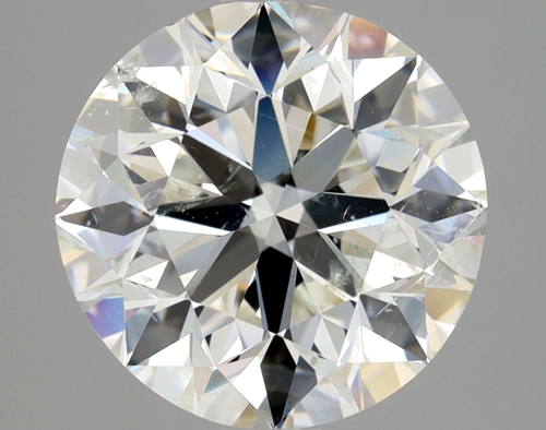 3.01 carat I-SI2 Excellent cut Natūralus Round Deimantas (1)