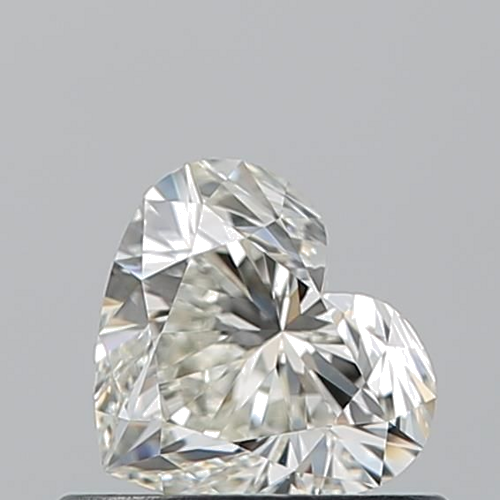 0.52 carat K-VVS1 Natūralus Heart Deimantas (1)