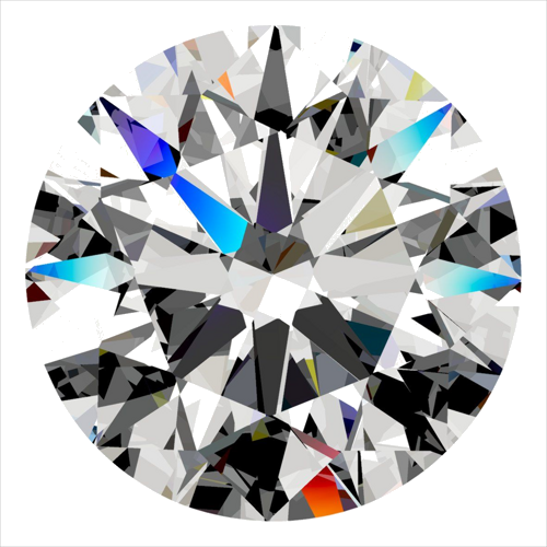 0.37 carat D-SI1 Excellent cut Natūralus Round Deimantas (1)