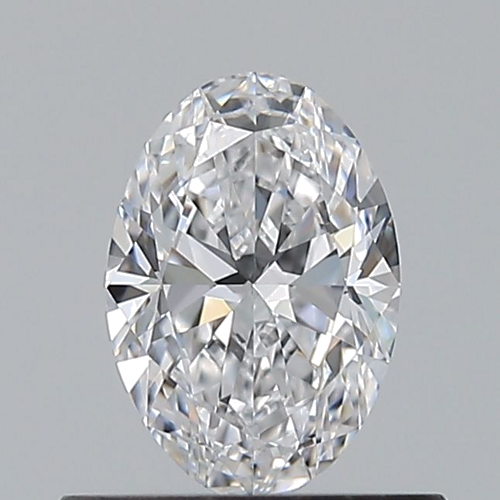 0.5 carat D-VVS1 Natūralus Oval Deimantas (1)